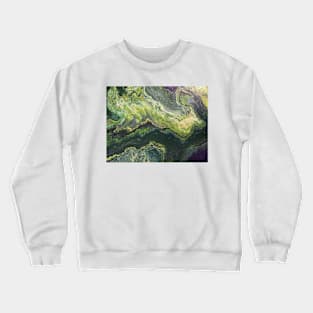 Abstract in Green XII Crewneck Sweatshirt